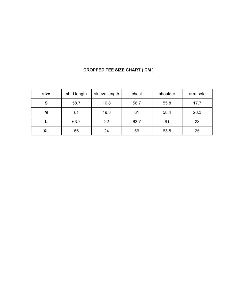 SUPÉRIEUR CLUB CROPPED TEE